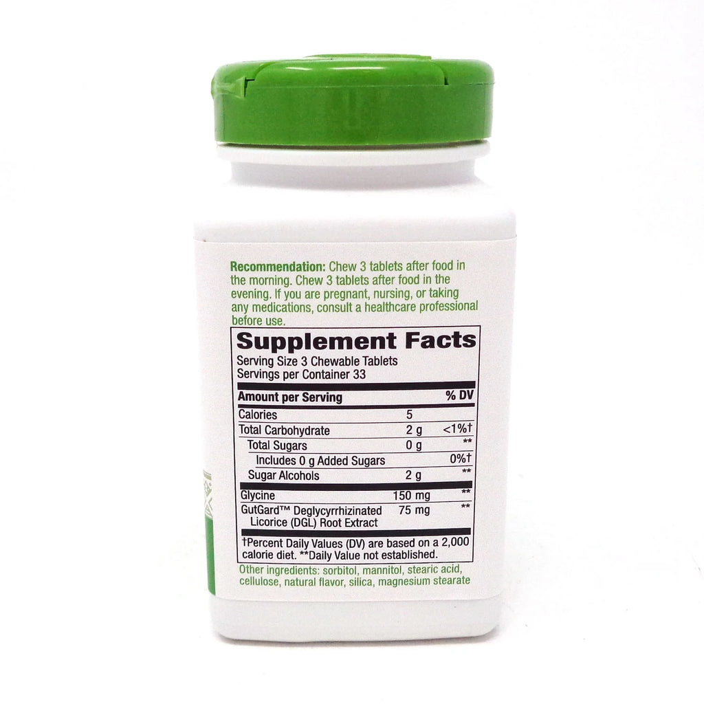 100 Chewable Tablets DGL Licorice M556