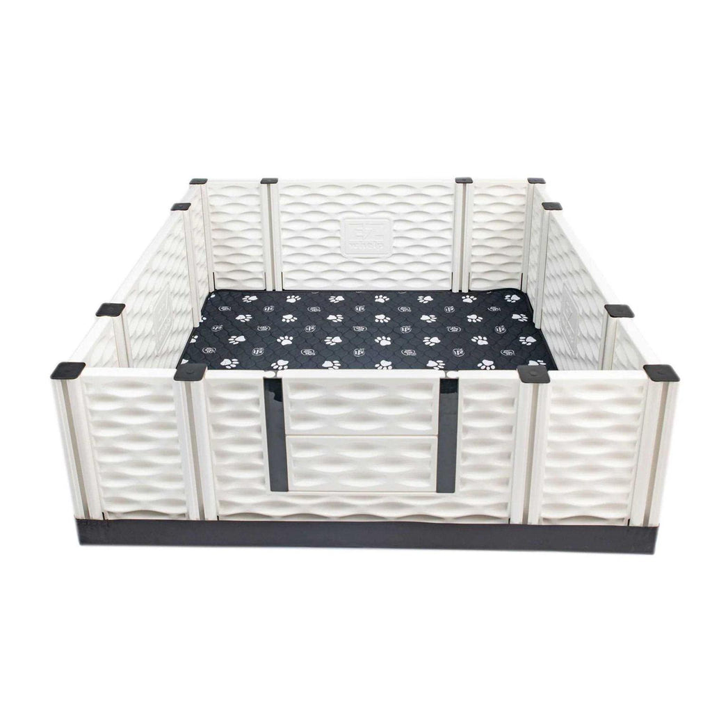 Puppy Dog Whelping Box Playpen with Rails & Liner O7767