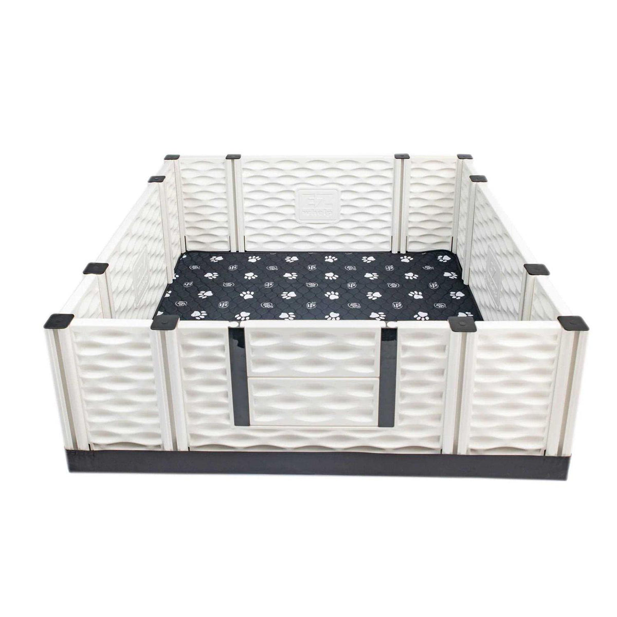 Puppy Dog Whelping Box Playpen with Rails & Liner O7767