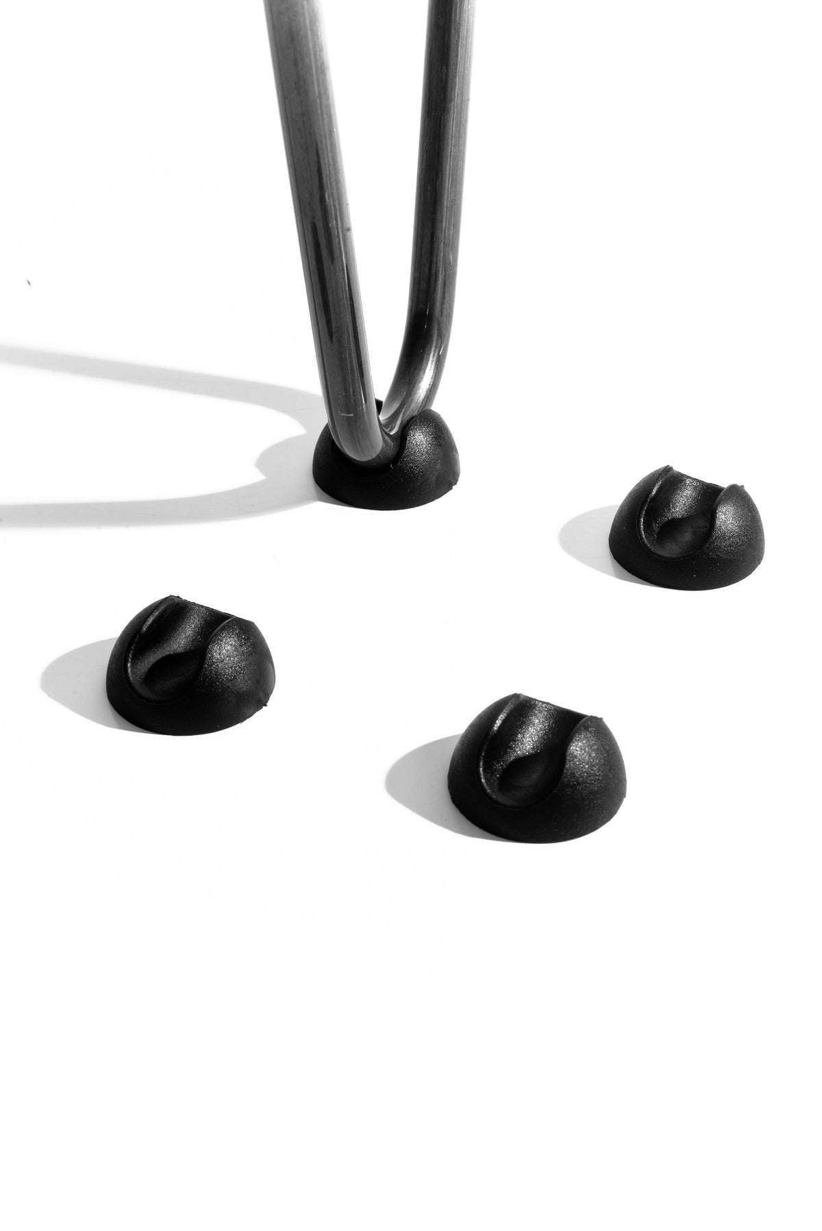 Hairpin Legs Set of 4, Jet Black, 3/8x22 I143