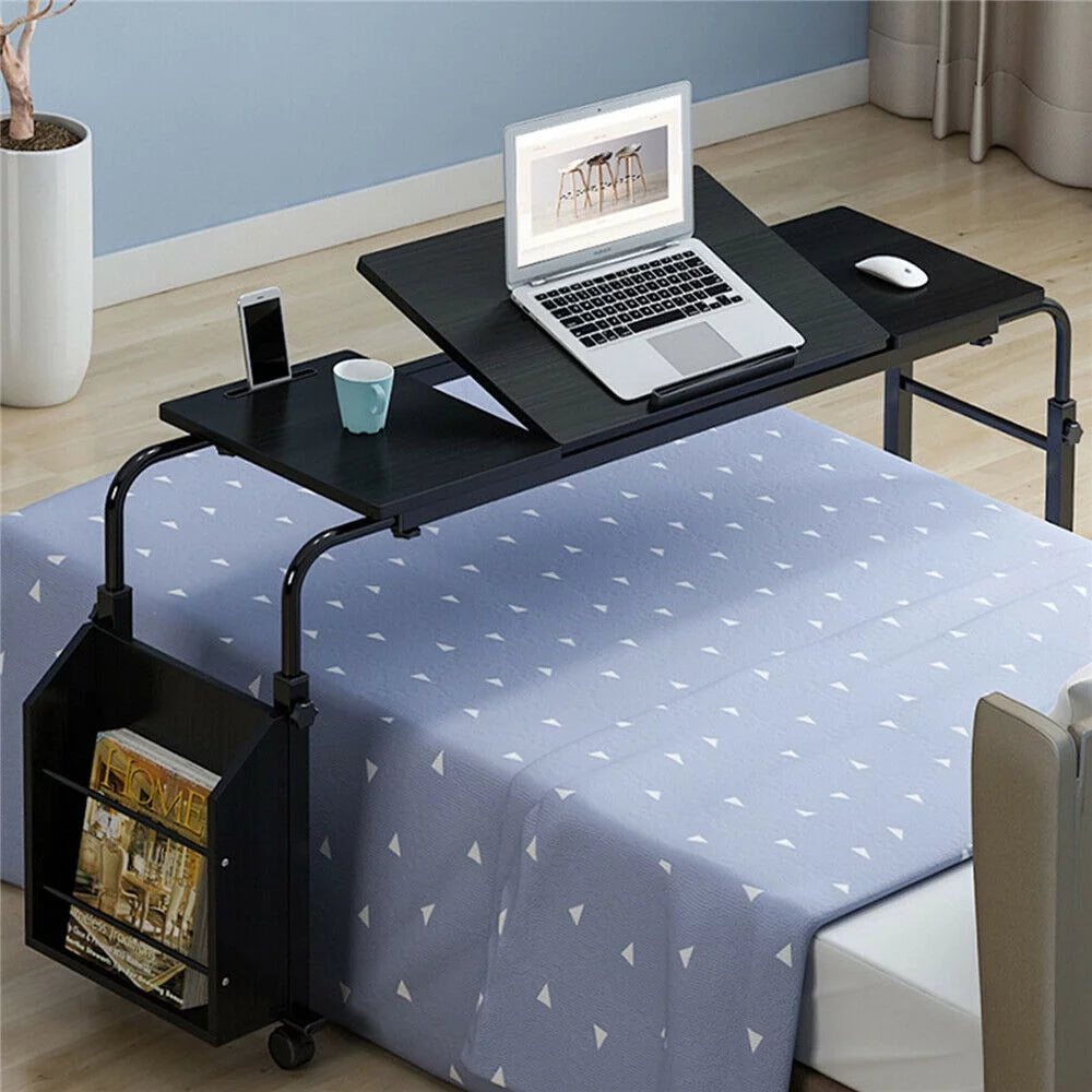 Stretchable Computer Desk with Wheels Y5488