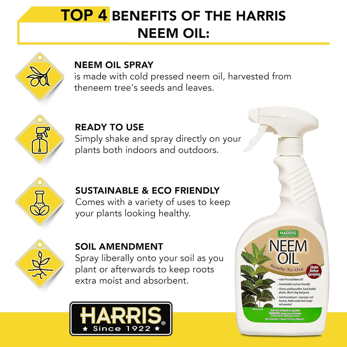 20oz Cold Pressed Neem Oil Spray C738339