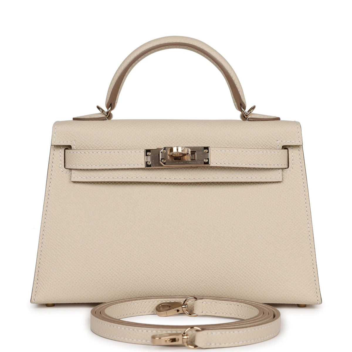 Craie Epsom Leather Handbag Q529747