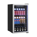 Compact Freestanding Beverage Refrigerator with Glass Front Door S197504