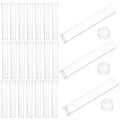 100 Pcs Clear Plastic Storage Bins Q6688
