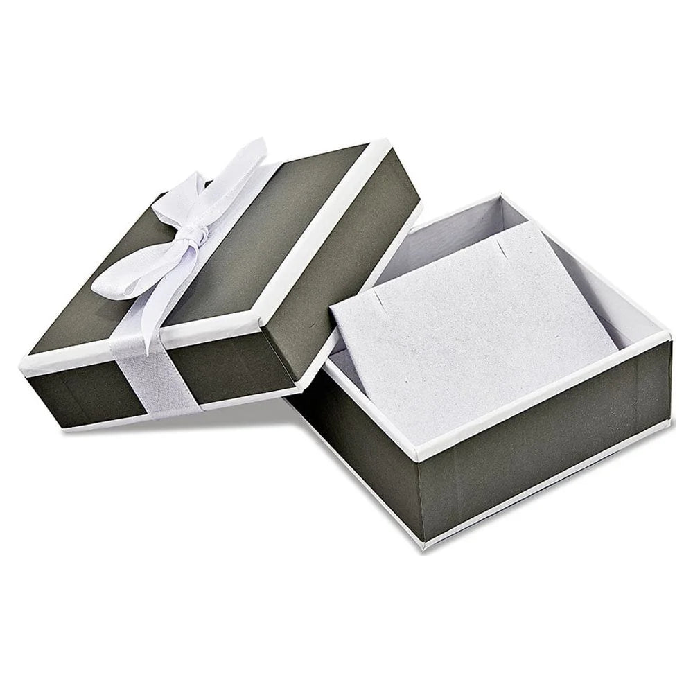 14 Karat White Gold Diamond-cut Sand Dollar Earrings I5905