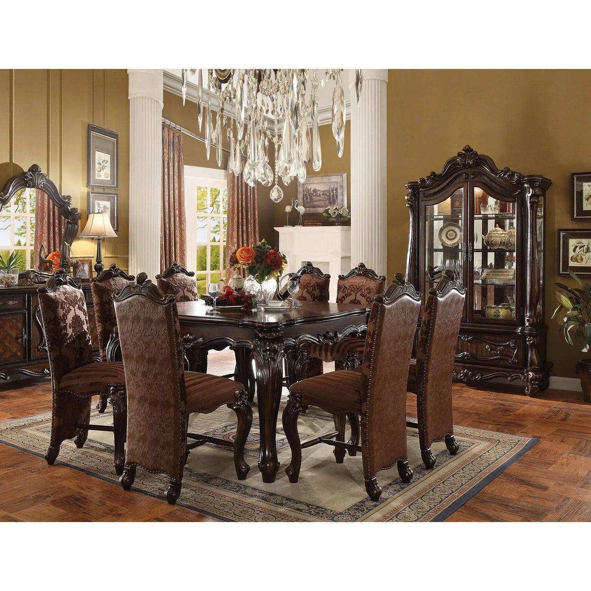 Wood Counter Height Table D72772