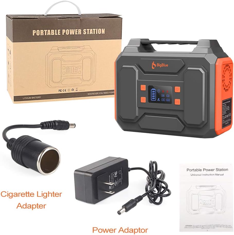 250Wh Portable Power Station Solar Generator with 120V AC Outlets T4020