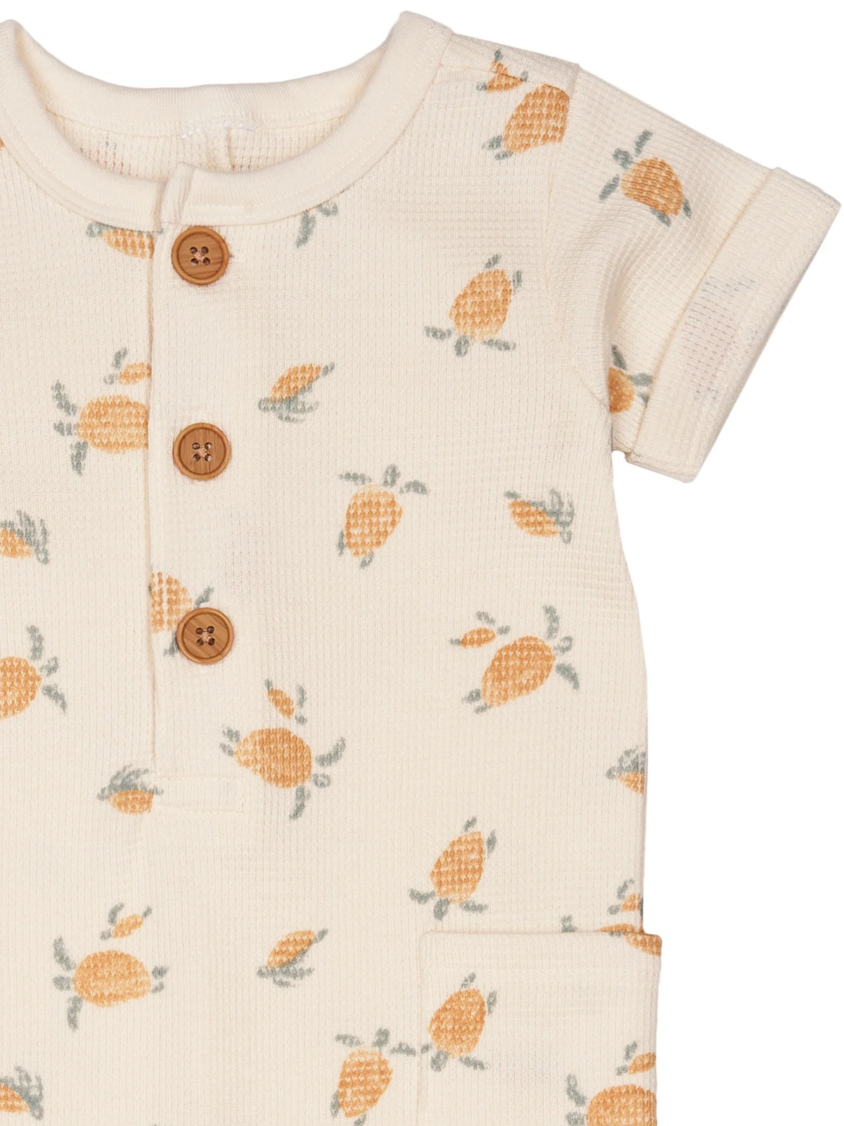 Baby Girl Short Sleeve and Long Leg Romper K257