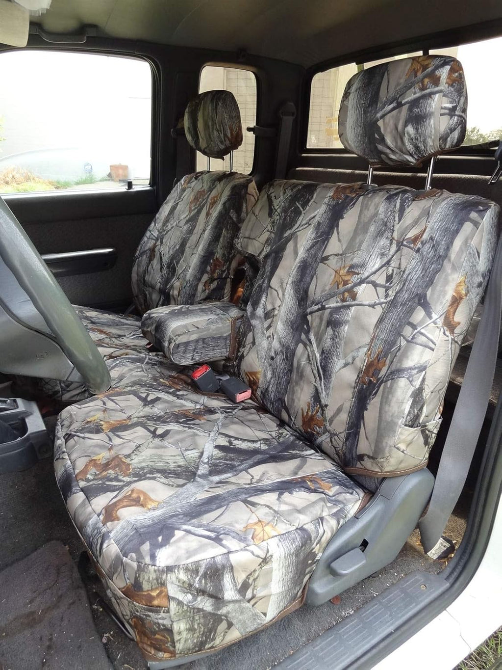 Camo Waterproof Seat Covers for 60/40 Split Bench Seat J4466
