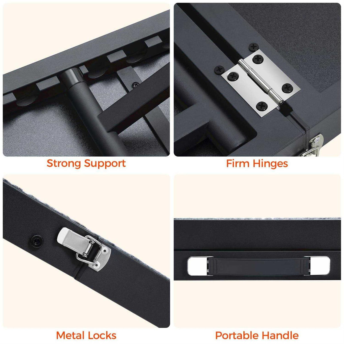 32'' Long Portable Pet Ramp with Non-Slip Rug Surface K717316