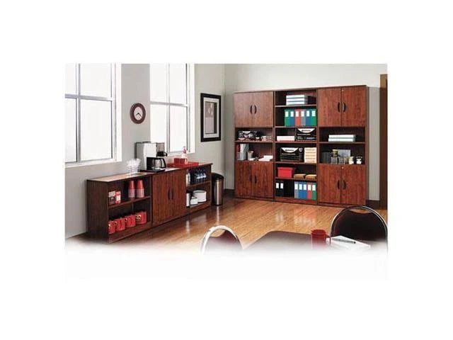 Med Cherry Two-Shelf Bookcase Y585