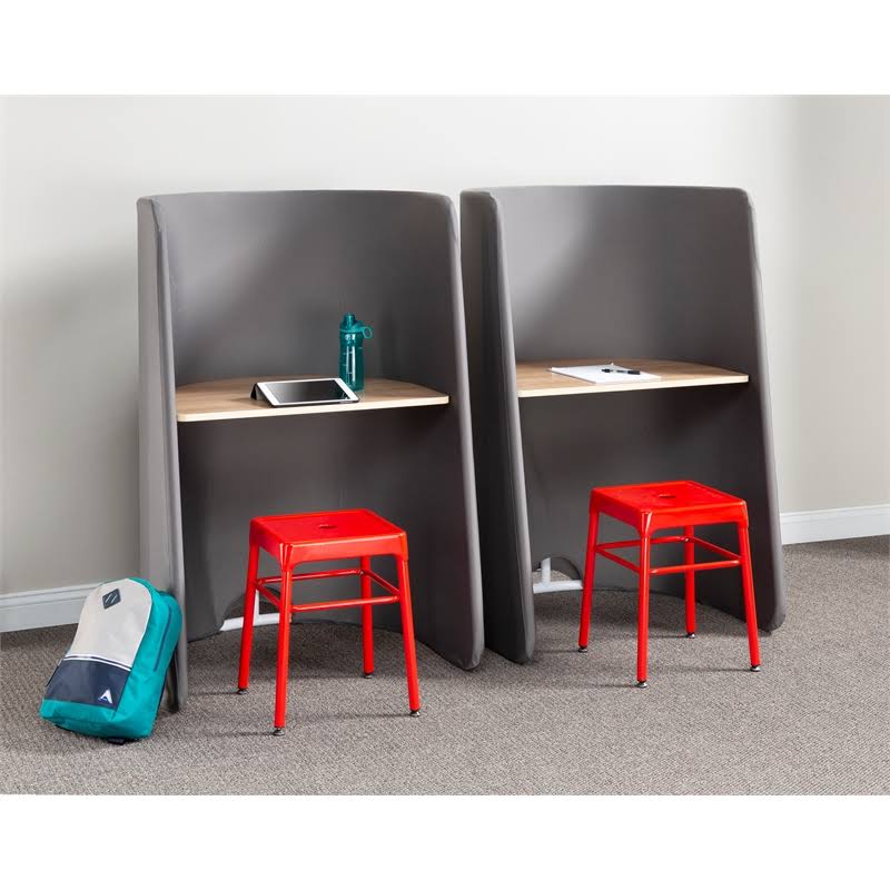 Black Steel Guest Stool H306