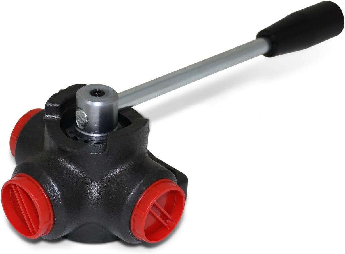 3 Way Open Center 16 GPM Hydraulic Rotary Diverter Valve Pack of 2 B2558