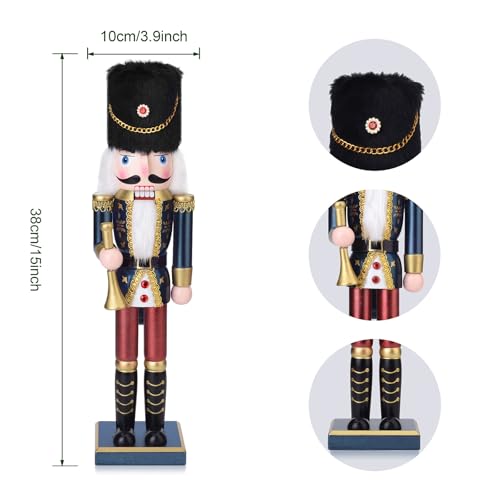 15 Inch Handcrafted Wooden Nutcracker Figure T9761