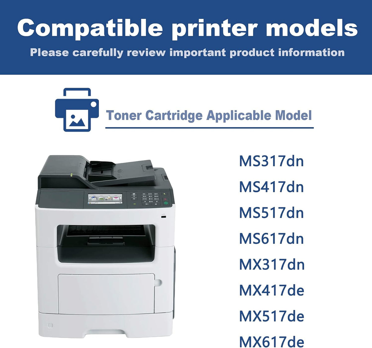 Black Toner Cartridge 2 Pack J851