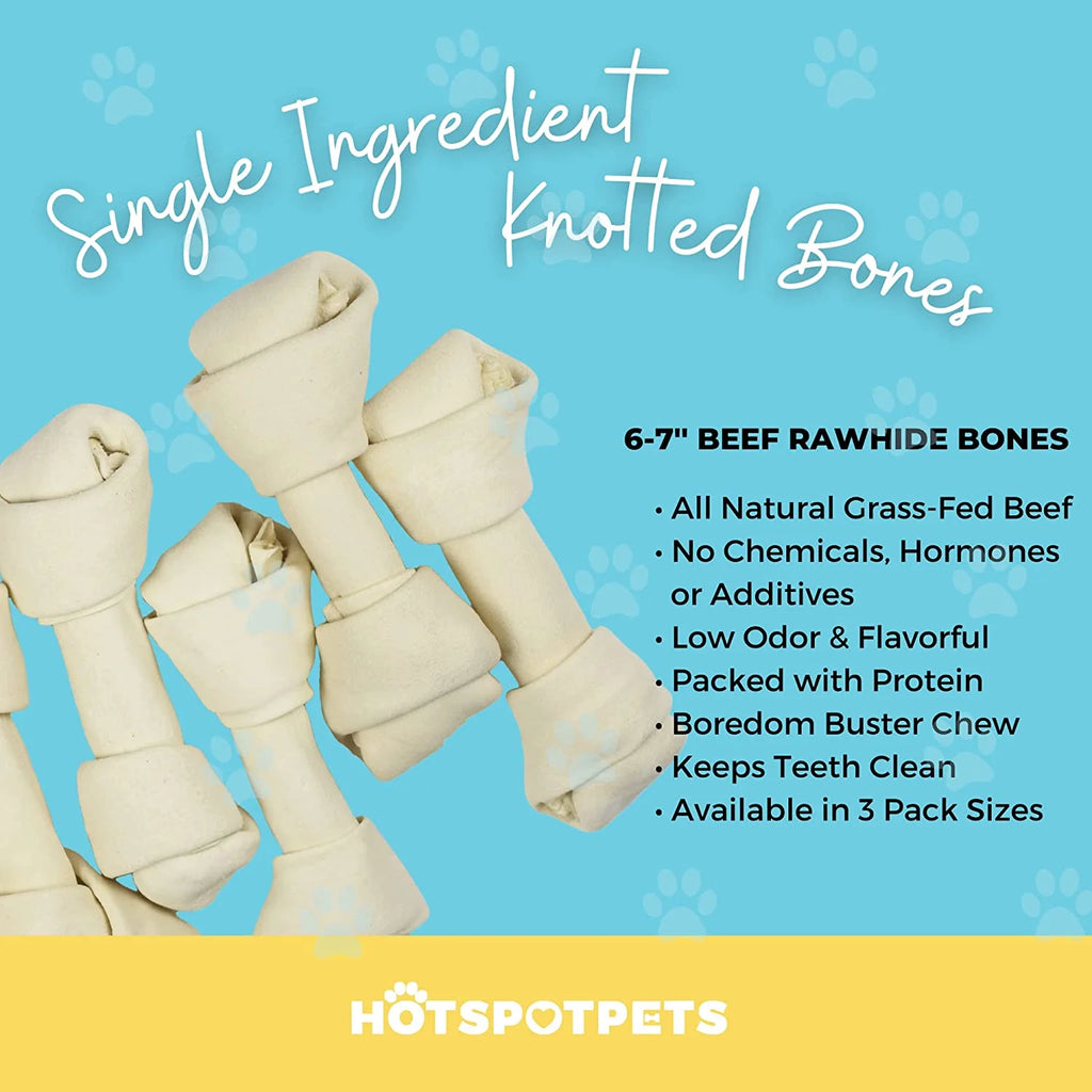 10 Pack 6-7 Inch Rawhide Dog Chews F68754
