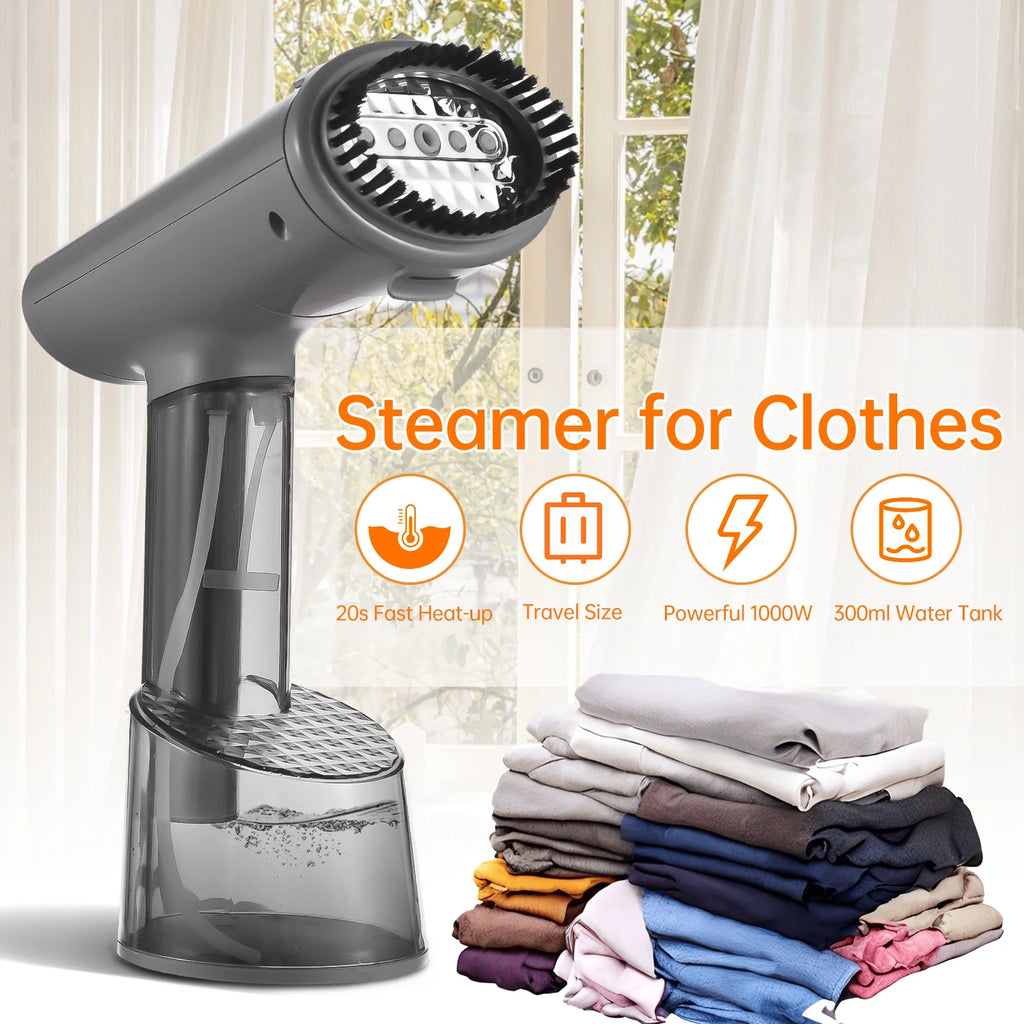 Portable Fabric Steamer with Brush P426920