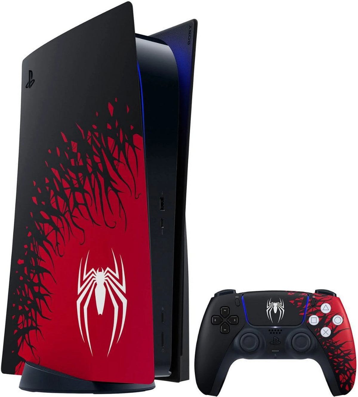 PS5 Disc Edition Console with Two Controllers and Hard Shell Protective Controller Case Y415864
