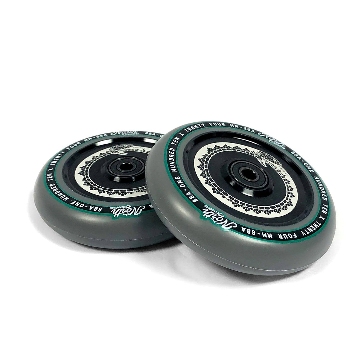 110mm Grey-Matte Black Wheel C9983