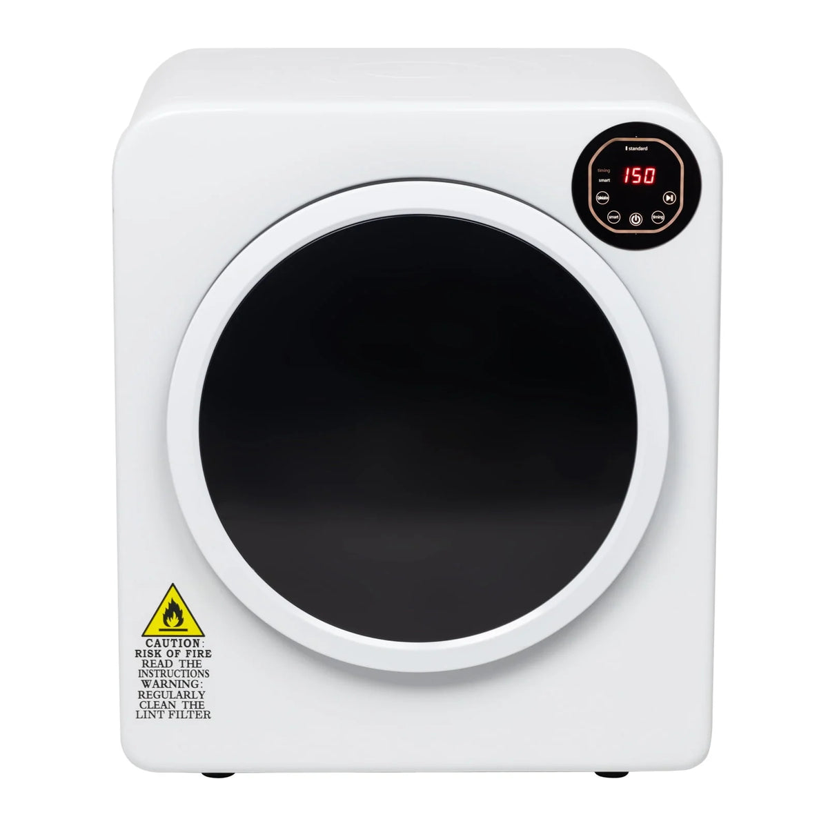 13.2LBS Electric Compact Laundry Dryer White C191355
