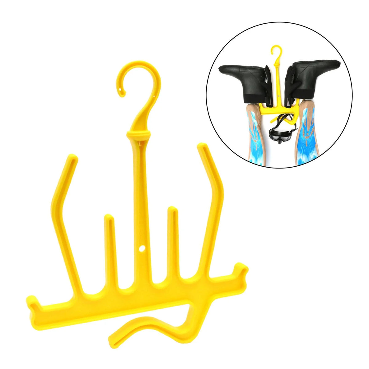 Diving Hanger Surfing Gear Hangers Fast Drying Drain Yellow Y488742