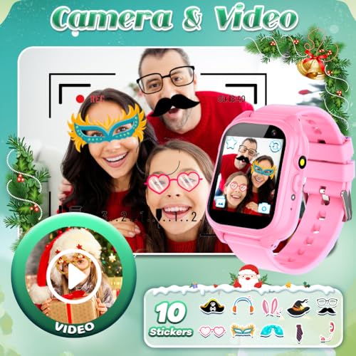 Kids Waterproof Smart Watch with 26 Games Camera 1.44" Touchscreen L4519