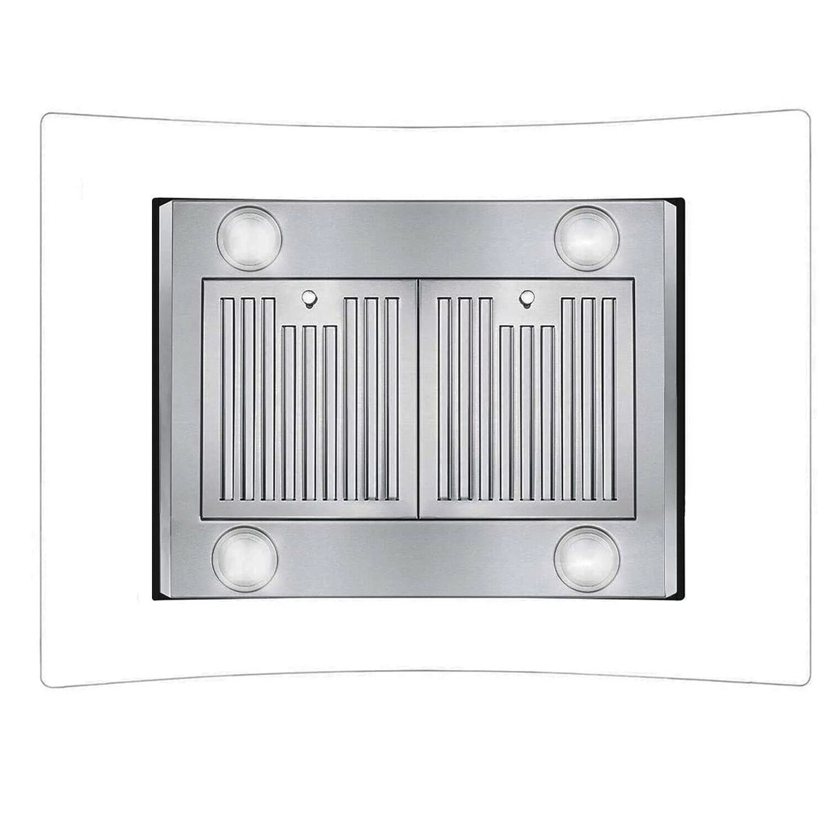 36 inch Island Mount Range Hood 900 CFM with Glass LCD Touch Control Q273227
