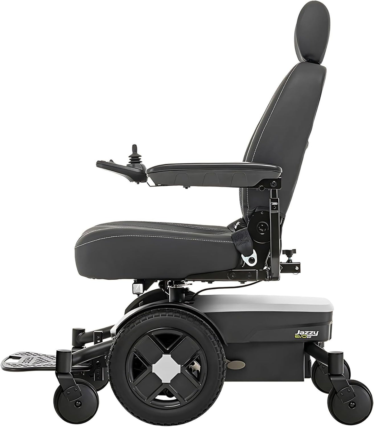 White Electric Wheelchair with U-1 Battery, 300 Lbs Weight Capacity, 16"x16-18" Seat Size C873