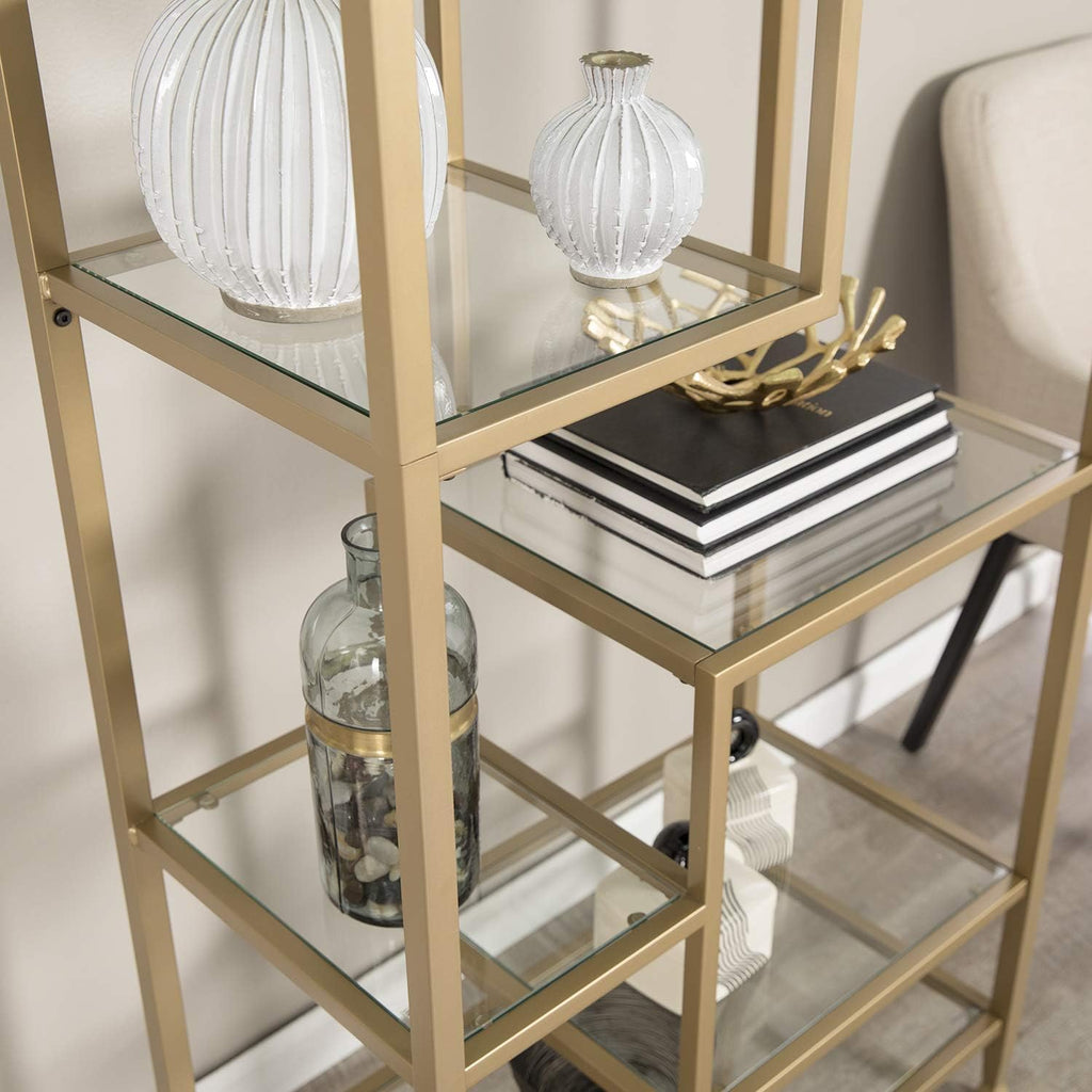 Gold Bookcase H5785