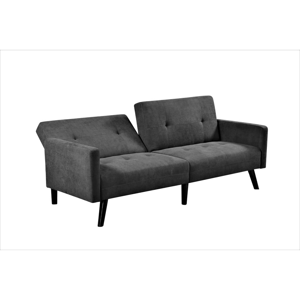 Dark Grey Linen Sofabed Sleeper P123