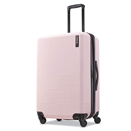 Pink Blush Expandable Hardside Carry-On 21-Inch Luggage with Spinner Wheels F49085