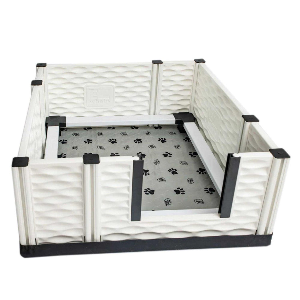 Puppy Dog Whelping Box Playpen with Rails & Liner O7767