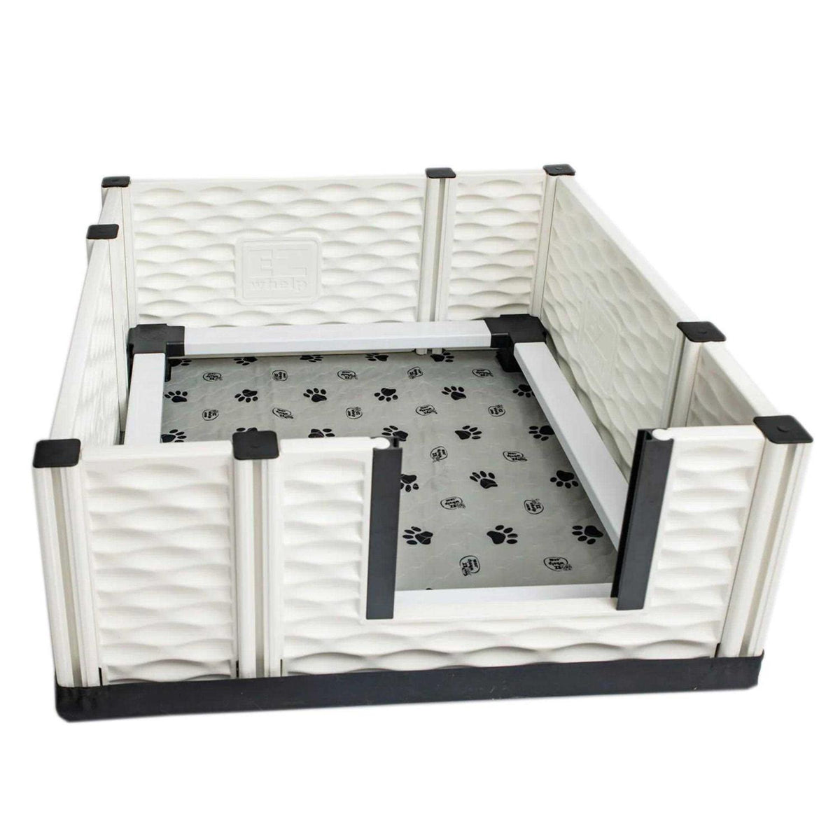 Puppy Dog Whelping Box Playpen with Rails & Liner O7767