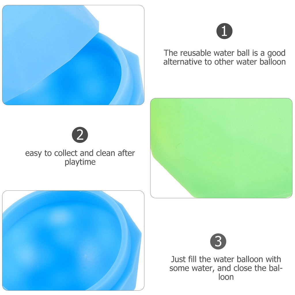 6 Pcs Silicone Water Toys Balls Q2067
