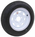 4.80-12 Tire with 4 Hole White Spoke Wheel R9049