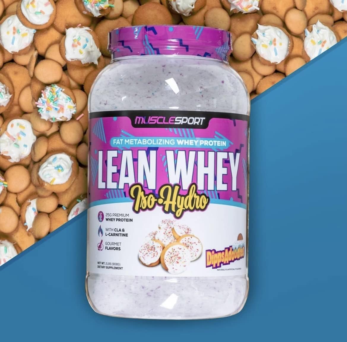 Whey Protein Isolate Protein Powder 2lb B901650