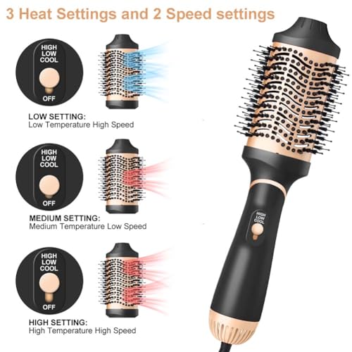 Golden Hot Air Brush Hair Styler O861684