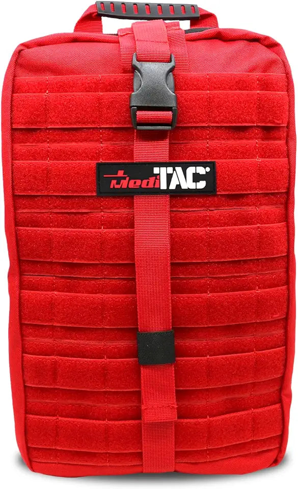 Large Red Tactical Trauma Bag Backpack J763496