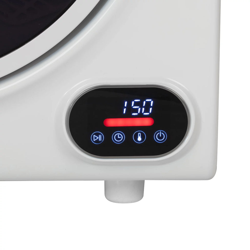 Electric Compact Portable Clothes Dryer 2.6CUFT White 110V 4KG F893