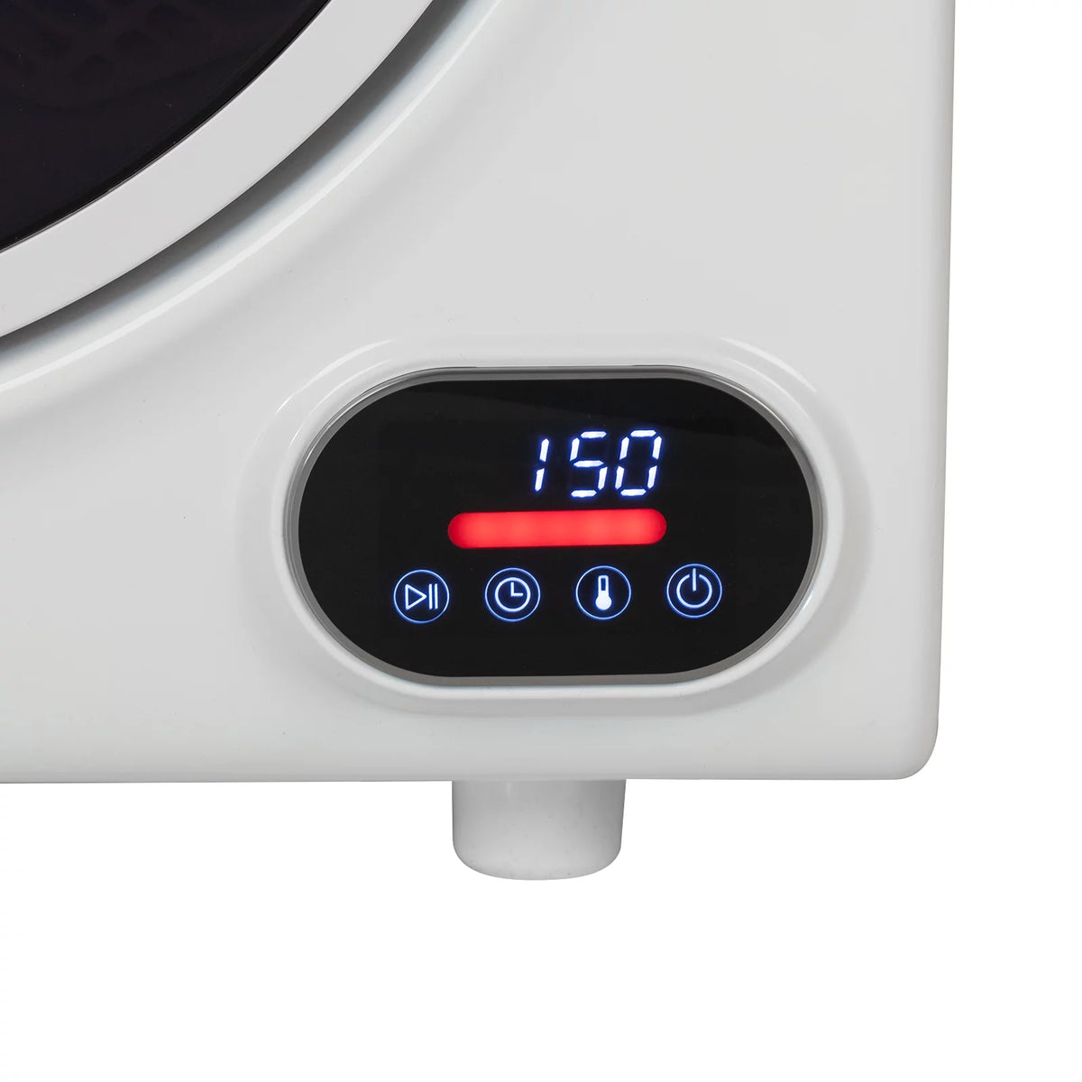 Electric Compact Portable Clothes Dryer 2.6CUFT White 110V 4KG F893