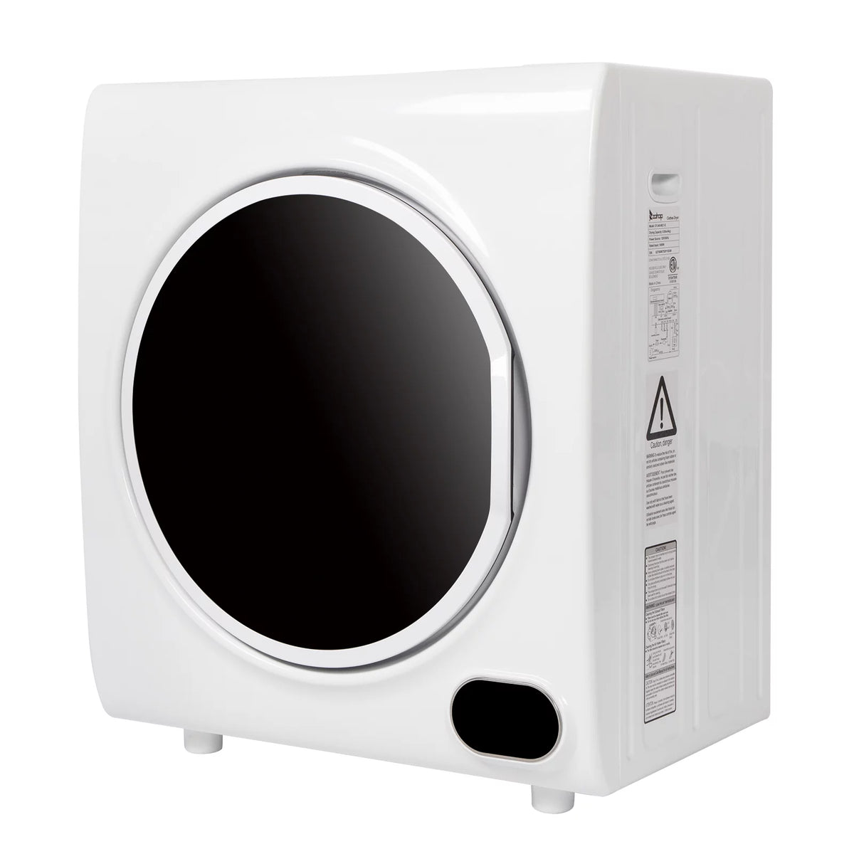 Electric Compact Portable Clothes Dryer 2.6CUFT White 110V 4KG F893
