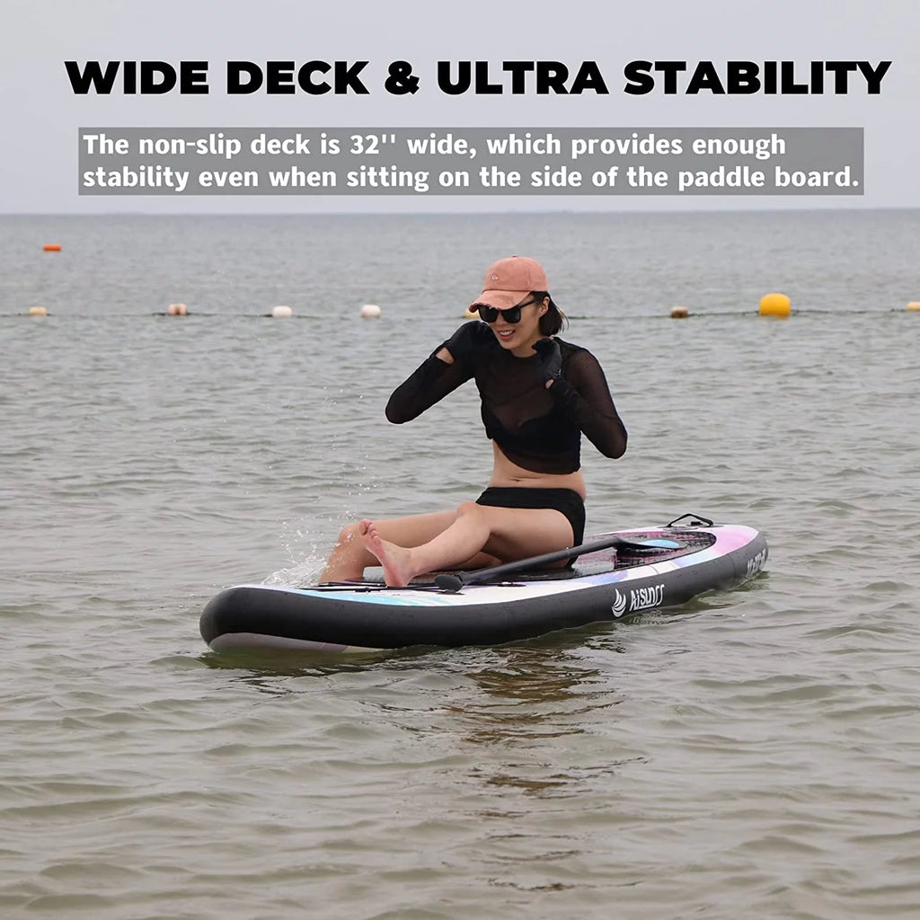 Inflatable Stand up Paddle Board 11ft Purple E78553