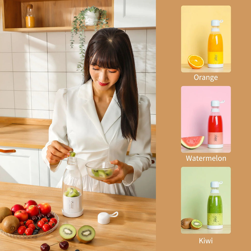 300mL Portable Electric Juicer Blender Cup E459