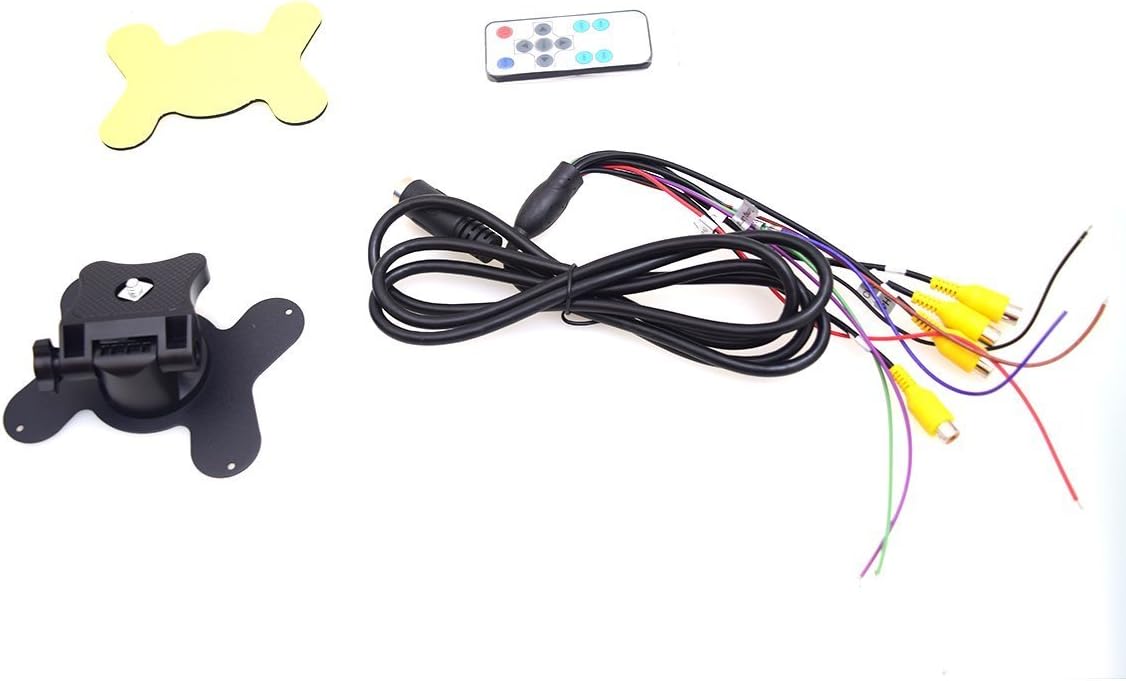 9 TFT LCD Quad Split Monitor with Remote Control Y384