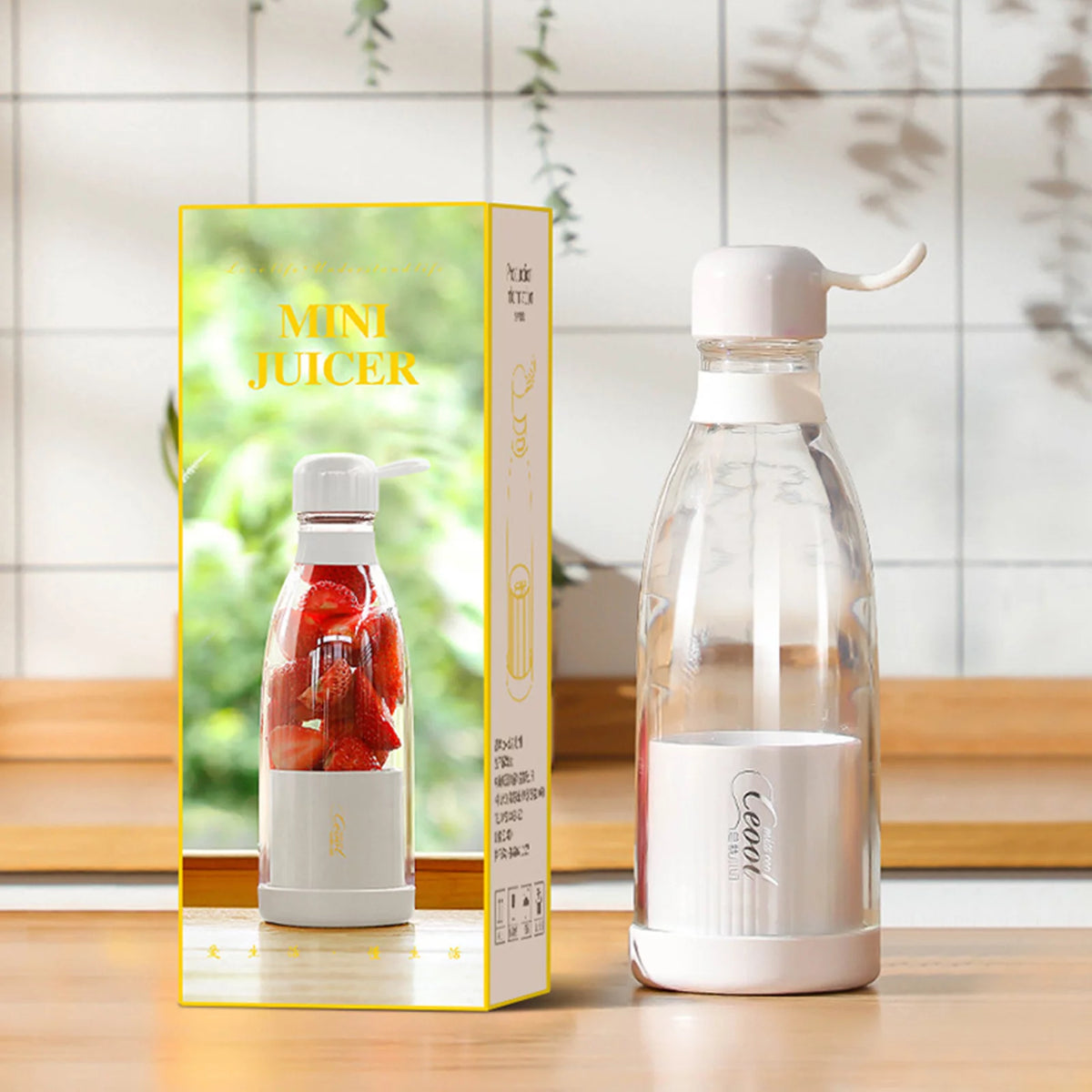 300mL Portable Electric Juicer Blender Cup E459