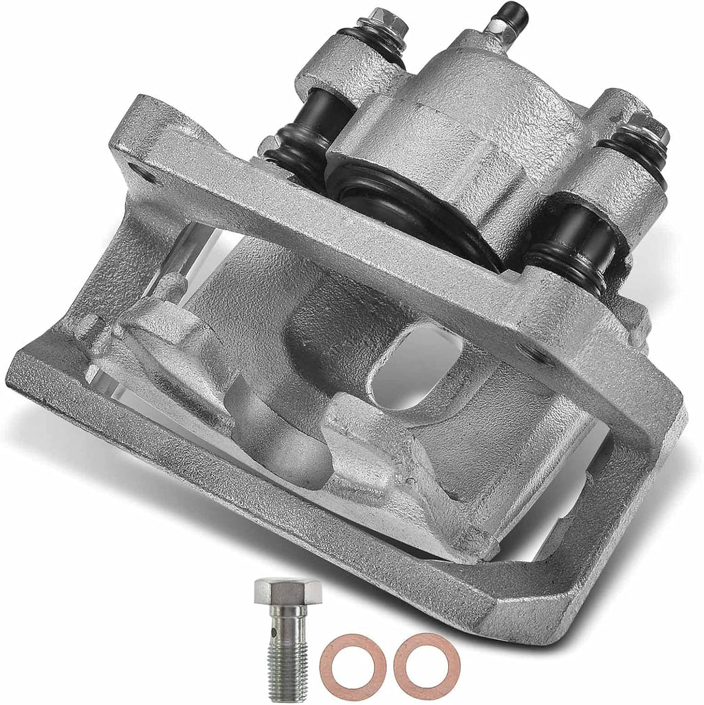 Disc Brake Caliper Assembly with Bracket Rear Left and Right 2-PC R5761