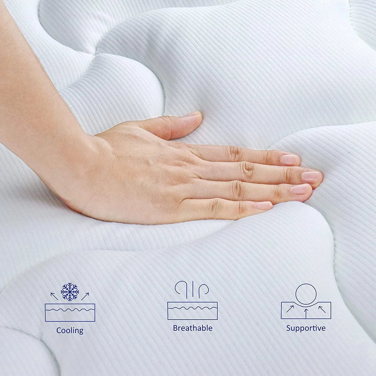 10 Inch Full Hybrid Memory Foam Mattress K967647