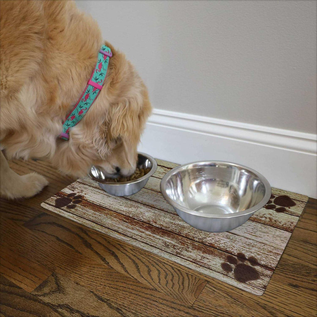 Pet Bowl Placemat Dog & Cat Food Feeding Mat Y835