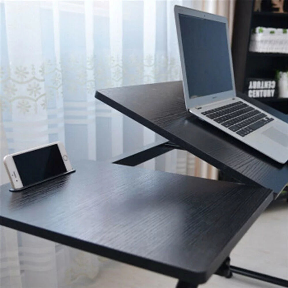 Stretchable Computer Desk with Wheels Y5488